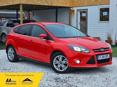 Red Used 2014 Ford Focus Titanium Hatchback | £4,990 (Fair price)