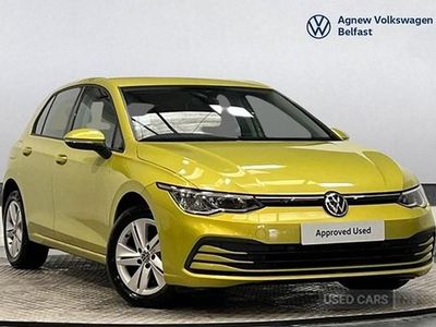 Used VW Golf VII Life 115 HP (84 kW) 2021 Yellow Hatchback