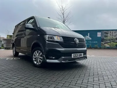 Used VW T6.1 Highline 148 HP (108 kW) 2021 Grey Van