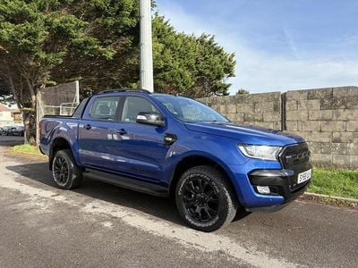 Blue Used 2018 Ford Ranger Wildtrack Pickup | £10,995 (Good price)