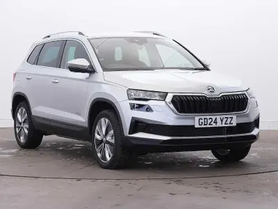 Used Skoda Karoq SE L 85 HP (62 kW) 2024 Brilliant silver metallic SUV