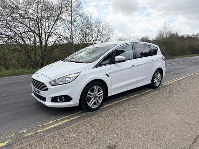 Used Ford S-MAX Titanium 150 HP (110 kW) 2018 White MPV