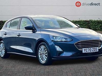 Used Ford Focus Titanium 125 HP (91 kW) 2020 Blue Hatchback