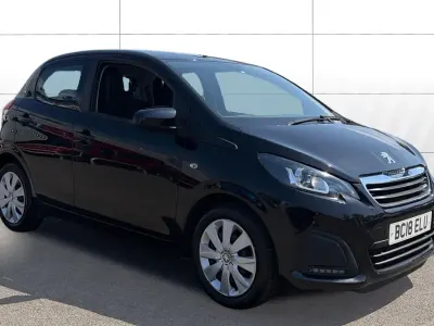 Used Peugeot 108 Active 72 HP (52 kW) 2018 Black Hatchback