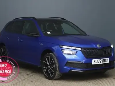 Used Skoda Kamiq Monte Carlo 150 HP (110 kW) 2022 Blue SUV