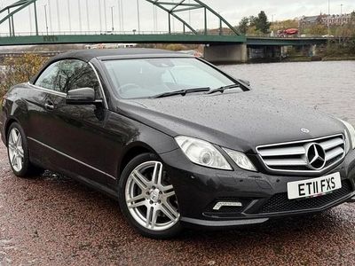 Used Mercedes E500 387 HP (284 kW) 2011 Black Cabriolet