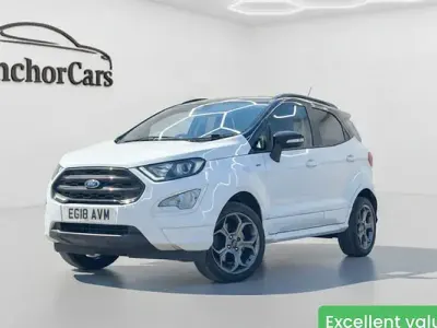 Used Ford Ecosport ST-Line 125 HP (91 kW) 2018 White SUV