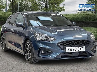 Blue Used 2020 Ford Focus ST-Line X Hatchback | £14,487 (Fair price)