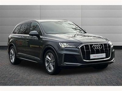 Grey Used 2021 Audi Q7 S-Line SUV | £34,295 (Fair price)