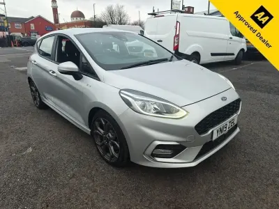 Second-hand Ford Fiesta ST-Line 125 CP (91 kW) 2019 Argintiu Hatchback