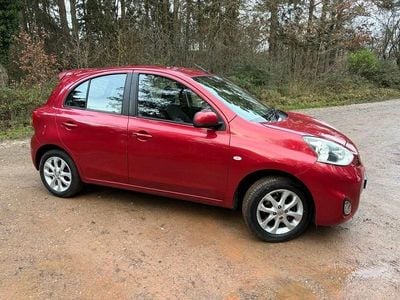 Used Nissan Micra Acenta 80 HP (58 kW) 2016 Red Hatchback