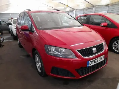 Used Seat Alhambra Ecomotive 115 HP (84 kW) 2012 Red MPV