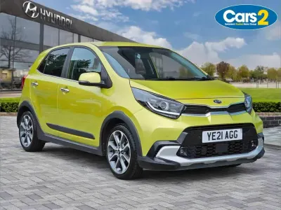 Used Kia Picanto X-Line 118 HP (86 kW) 2021 Green Hatchback