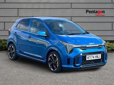 Used Kia Picanto GT-Line 61 HP (44 kW) 2024 Blue Hatchback