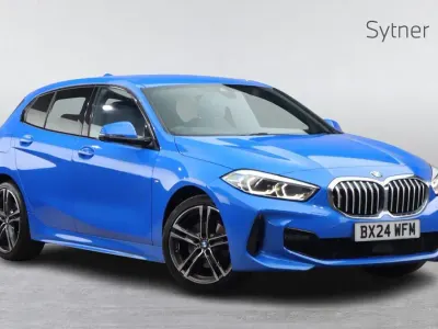 Used BMW 118 M Sport 134 HP (98 kW) 2024 Blue Hatchback