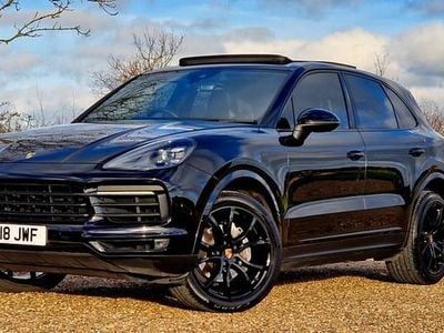 Black Used 2018 Porsche Cayenne SUV | £27,900 (A bit pricey)