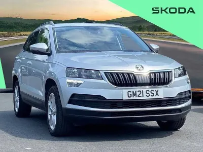 Used Skoda Karoq SE 110 HP (80 kW) 2021 Silver SUV
