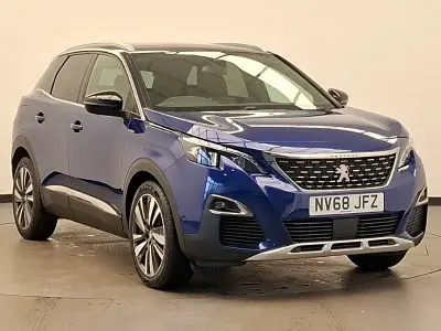 Used Peugeot 3008 GT-line 131 HP (96 kW) 2019 Blue SUV