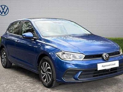 Used VW Polo Life 95 HP (69 kW) 2022 Reef blue metallic Hatchback