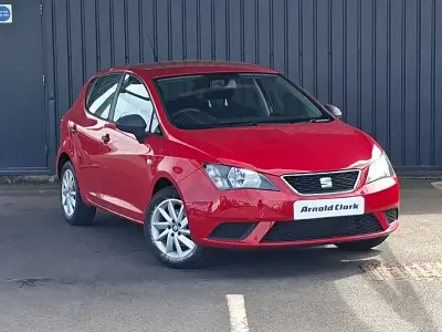 Used Seat Ibiza SOL 75 HP (55 kW) 2017 Red Hatchback