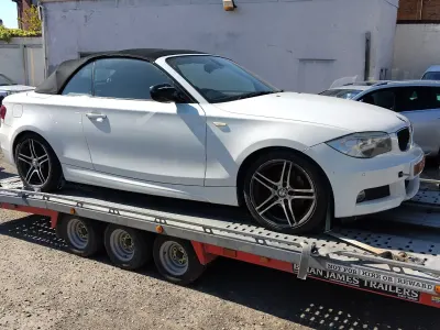 Käytetty BMW 118 Cabriolet Sport Line 2013 Valkoinen Avoauto