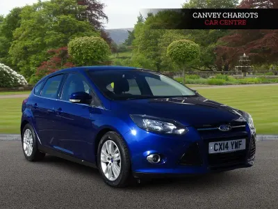 Used Ford Focus Titanium 125 HP (91 kW) 2014 Blue Hatchback
