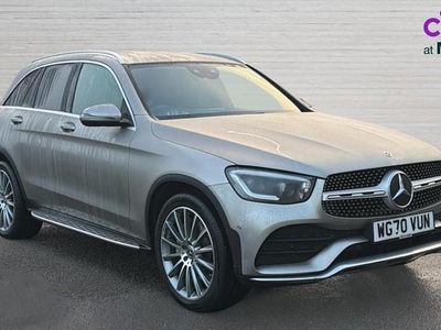 Silver Used 2020 Mercedes GLC300 AMG Line Premium SUV | £26,538 (Fair price)