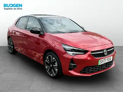 Used Vauxhall Corsa-e SRi 100 kW (136 HP) 2021 Red Hatchback