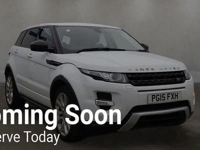 White Used 2015 Land Rover Range Rover evoque Dynamic SUV | £12,495 (Fair price)