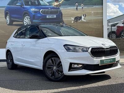 Moon white metallic black magic pearl effect Used 2025 Skoda Fabia Colour Edition Hatchback | £16,490 (Fair price)