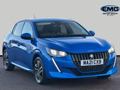 Blue Used 2021 Peugeot 208 Allure Premium Hatchback | £11,890 (Fair price)