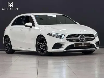 Used Mercedes A180 AMG line 116 HP (85 kW) 2019 White Hatchback