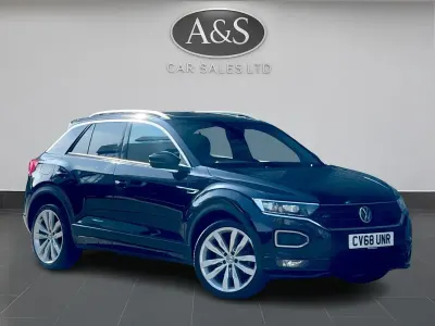 Used VW T-Roc R-line 115 HP (84 kW) 2018 Black SUV