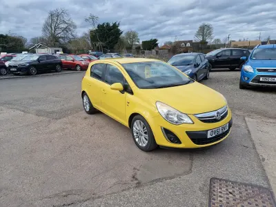 Gebraucht Vauxhall Corsa 2011 Gelb Kleinwagen