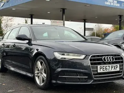 Used Audi A6 S-Line 190 HP (139 kW) 2017 Blue Estate