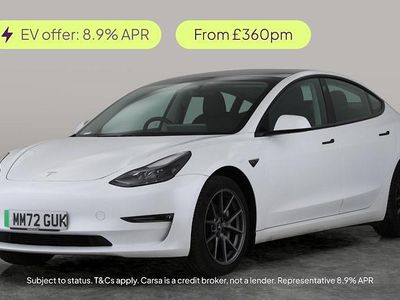 White Used 2022 Tesla Model 3 Long Range AWD Sedan | £20,311 (Fair price)