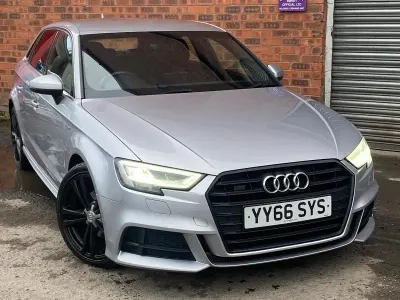 Used Audi A3 Sportback S-Line 110 HP (80 kW) 2016 Silver Hatchback
