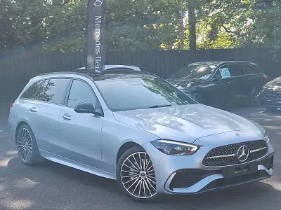 New Mercedes C200 AMG Line Premium Plus 204 HP (150 kW) 2025 Silver Estate