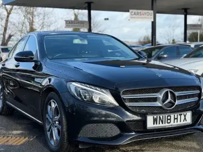 Used Mercedes C220 Premium 170 HP (125 kW) 2018 Black Sedan