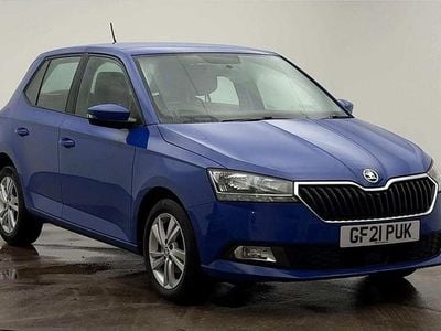 Blue Used 2021 Skoda Fabia SE Hatchback | £6,999 (Good price)