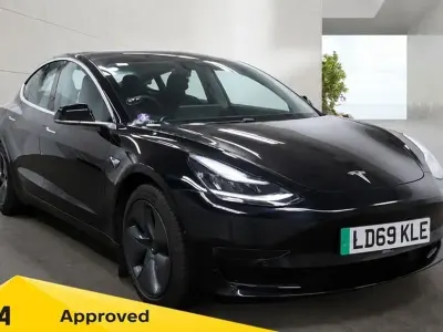 Used Tesla Model 3 Standard Range Plus 239 kW (325 HP) 2019 Black Sedan