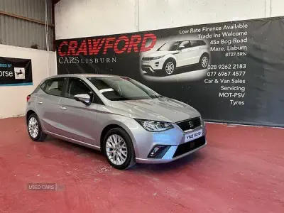 Używany Seat Ibiza SE Technology 95 KM (69 kW) 2019 Srebrny Hatchback