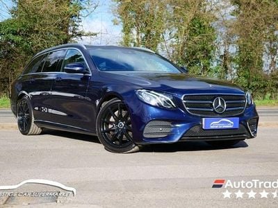 Used Mercedes E200 AMG line 184 HP (135 kW) 2020 Blue Estate