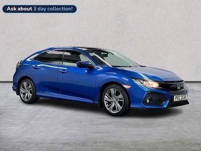 Used Honda Civic EX 126 HP (92 kW) 2019 Blue Hatchback