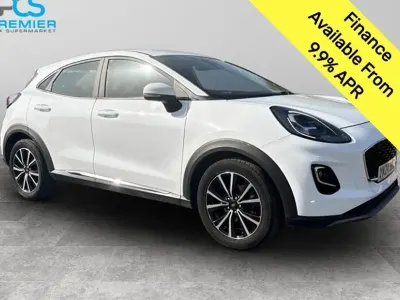 Used Ford Puma Titanium 125 HP (91 kW) 2024 Frozen white (premium paint) SUV