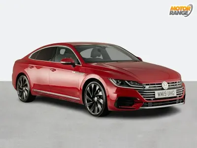Used VW Arteon R-line 150 HP (110 kW) 2019 Red Hatchback