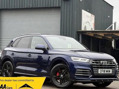 Used Audi Q5 S-Line 252 HP (185 kW) 2018 Blue SUV