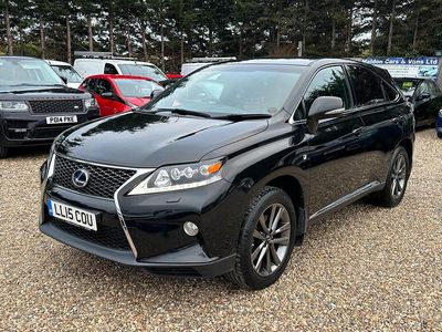 Black Used 2015 Lexus RX450h Sport Line SUV | £19,990 (Expensive)
