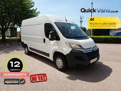 Used Citroën Relay 140 HP (102 kW) 2021 White Van