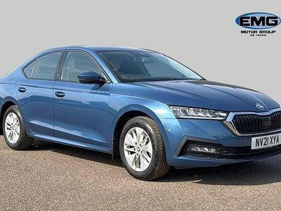 Used Skoda Octavia SE Technology 110 HP (80 kW) 2021 Blue Hatchback